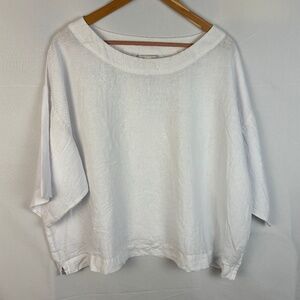 100% Linen Jill Vintage Oversized blouse